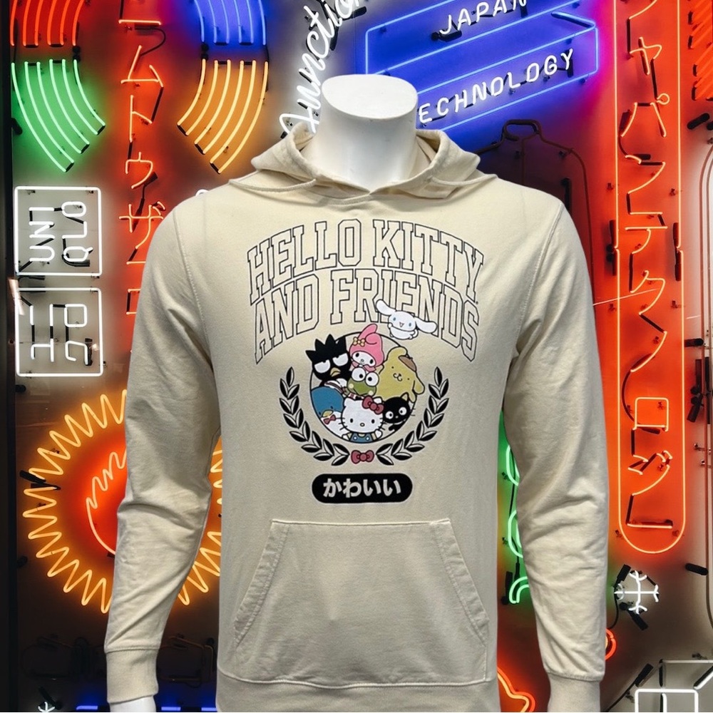 Hello Kitty and Friends by Sanrio Tokyo Graphic Pullover Hoodie Sweatshirt Small